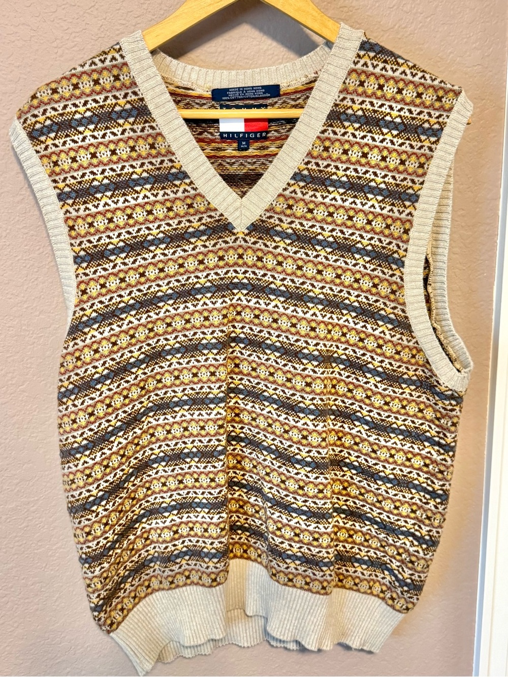 1990’s Vintage Tommy Hilfiger V-Neck Sweater Vest